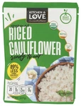 Kitchen & Love Steamed Riced Cauliflower Ready Eat Organic 8 Oz. Fixed Price $42.99.
