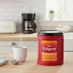 33.7OZ Folgers Breakfast Blend Ground Coffee Smooth Mild Light Roast Daily Brew. Fixed Price $22.93.
