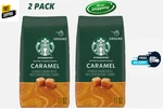 Starbucks Arabica Beans Caramel, Naturally Flavored, Coffee, 11OZ (pack 2). Fixed Price $12.89.
