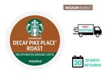 Starbucks Pike Place Decaf Keurig Coffee K-cups. Fixed Price $32.98.