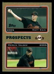 Matt Cain/valdez San Francisco Giants Topps Gold #690 Sn /2005. Fixed Price $9.99.