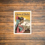 Vintage Queen Sheba Ethiopian Coffee Sticker Print - Wall Art Home Decor #328. Fixed Price $7.00.