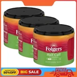 3 Can Folgers Half Caff Medium Roast Coffee, 22.6 Oz. Fixed Price $46.43.