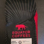 Equator Coffees Jaguar Espresso Beans Hazelnut Chocolate Apricot Flavor. Fixed Price $60.00.