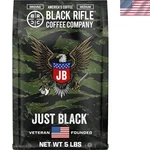 Rich Just Black 5 Lb Ground Coffee - Medium Roast, Colombian & Brazilian Beans. Fixed Price $104.49.