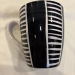 World Market Black And White Coffee Tea Mug 12 Ounces. Fixed Price $7.99.