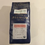 Sprouts Farmers Market Organic Premium Coffee Blend Dark Roast Whole Bean 10OZ. Fixed Price $14.62.