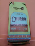 Churro Ground Coffee, 100% Arabica, 12 Oz, By Hola Beverage. Fixed Price $19.00.