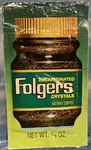 Vintage Folgers Decaffeinated Crystals Instant Coffee Single Serving Packet Nos. Fixed Price $5.60.