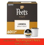 Peets Luminosa Breakfast Blend Cup Pods Light Roast 60CT...(A19.5). Fixed Price $52.13.