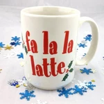 Barnies Coffee & Tea Fa Latte Holly Berries Xmas Mug 10 Oz Holiday. Fixed Price $26.91.