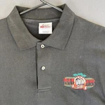 Kona Coffee Shirt Men's Medium Black Polo Big Island Bad Ass Hawaii 0998. Fixed Price $20.49.
