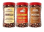 Elite Instant Coffee Mocha Flavor ,vanilla 7OZ. (3 Pack Bundle). Fixed Price $57.77.