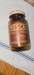 Vintage 4 Oz. Nescafe Instant Coffee Jar, Original Metal Lid, Nestle's Milk Prod. Fixed Price $17.00.