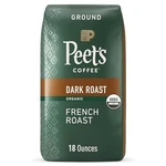 Peet's Coffee, Usda Organic Dark Roast Ground Assorted Flavor Names Sizes. Fixed Price $22.96.
