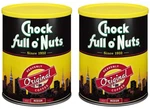 2 Pack Chock Full O'nuts Heavenly Ground Coffee, Original Blend, 48 Oz Free Ship. Fixed Price $54.87.