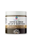 Coffee & Cream - Get Up N' Go Facial Mask With Chaga Mushroom, Hydroxy Acids. Fixed Price $18.00.