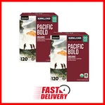 Pack Kirkland Signature Coffee Organic Pacific Bold K-cup Pod, 120-COUNT. Fixed Price $110.88.