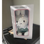 Starbucks Miffy Plush Doll Window Box, Coffee & Tea Theme, White/green/pink. Fixed Price $89.50.
