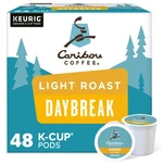 Caribou Coffee Daybreak Morning Blend, K-cups, Light Roast, 48 Count. Fixed Price $26.49.