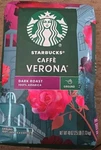 Starbucks Caffe Verona Dark Roast Ground Coffee, 40 Oz. (see Pics) (J51). Fixed Price $25.00.