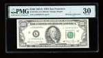 Dbr 1981-A $100 San Francisco Fr. 2170-L Pmg 30 Serial L12364615A. Fixed Price $183.50.