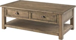 Reclaimed Natural Monterey Solid Wood Coffee Table For Timeless Elegance. Fixed Price $592.99.