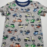 Wonderkids Unisex Baby Graphic Shirt Gray Scooters Crew Neck Cotton Blend 3T. Fixed Price $9.12.