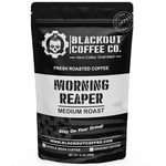 Blackout Morning Reaper Medium Roast 12 Oz Bag (ground Coffee). Fixed Price $22.00.