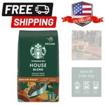 Starbucks Ground Coffee, Medium Roast House Blend, 100% Arabica, Ba.... Fixed Price $23.74.