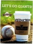 2015 Peet's Coffee Print Ad, Let's Go San Francisco Giants Partner Baseball Cup. Fixed Price $12.50.