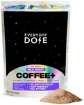 Everyday Dose Mushroom Coffee+ Collagen Protein Nootropic Focus Mood Mild Roast. Fixed Price $20.99.