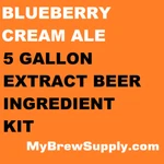 Blueberry Cream Ale Homebrew 5 Gal Beer Extract Ingredient Kit - My Supply. Fixed Price $49.99.
