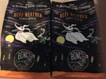 (2) Nightmare Before Christmas Bones Coffee Ruff Weather Oatmeal Cream Pie. Fixed Price $32.99.