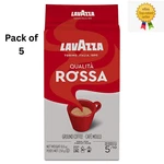 (pack 5 ) Lavazza Qualita Rossa Brick Ground Coffee Medium ROAST,8.8 Oz. Fixed Price $44.95.