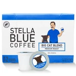 Stella Blue Big Cat Blend Medium Roast Coffee Pack 12 With Vibrant Flavors. Fixed Price $20.09.