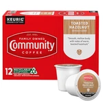 Community Coffee Toasted Hazelnut Flavored 12 Count Pods Medium Roast. Fixed Price $17.61.
