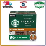 Starbucks Kcup Coffee Pods Medium Roast, Pike Place For Keurig, 96 Total. Fixed Price $77.13.