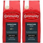 Community Signature Blend Ground Coffee, Dark Roast Pack 2. Fixed Price $51.80.