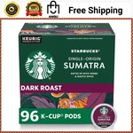 Starbucks Sumatra K-cup Pods Dark Roast 96 Ct Compatible With Keurig. Fixed Price $75.99.
