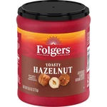 Folgers Toasty Hazelnut Artificially Flavored Ground Coffee, 9.6 Oz Canister. Fixed Price $9.05.