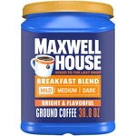 Maxwell House Breakfast Blend Mild Roast Ground Coffee, 38.8 Oz Canister. Fixed Price $28.34.