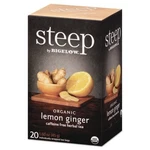 Bigelow Steep Tea, Lemon Ginger, 1.6 Oz Bag, 20/BOX, Boxes/pack. Fixed Price $23.53.