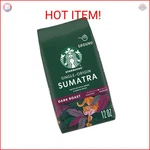 Starbucks Ground Coffee, Dark Roast Hot Iced Single-origin Sumatra, 1. Fixed Price $21.05.