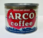 Arco Coffee 1LB Can 16OZ Tin Country Store Vintage Empty Andresen Byan Duluth Mn. Fixed Price $45.00.