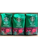 (lot 3) Bags Starbucks Decaf Caffe Verona Ground Coffee 12.OZ Each. Fixed Price $39.99.
