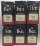 Peet's Colombia Ground Coffee, Dark Roast, 10.5OZ, Bags AUG/2026. Fixed Price $34.95.