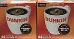 Dunkin' Donuts 88 K-cup Medium Roast Original Blend Coffee (9/2026). Fixed Price $39.95.