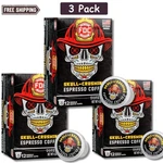 Fire Department Coffee, Skull-crushing Espresso Dark, Premium K-cup Pods. Fixed Price $25.20.