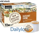 New England Coffee Hazelnut Creme Medium Roast Single 12CT Pack 6 Old Stock. Fixed Price $42.90.